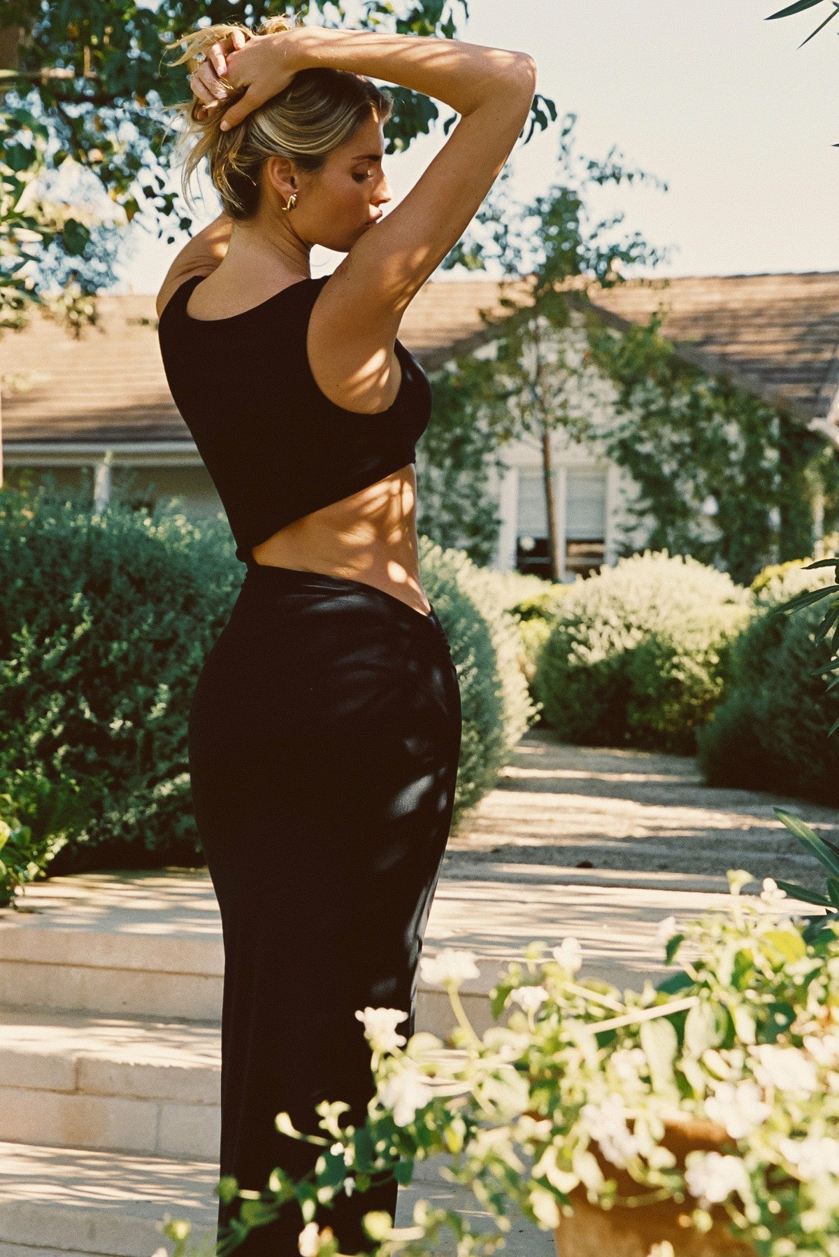 Ida Dress Jersey in Black | Skatie