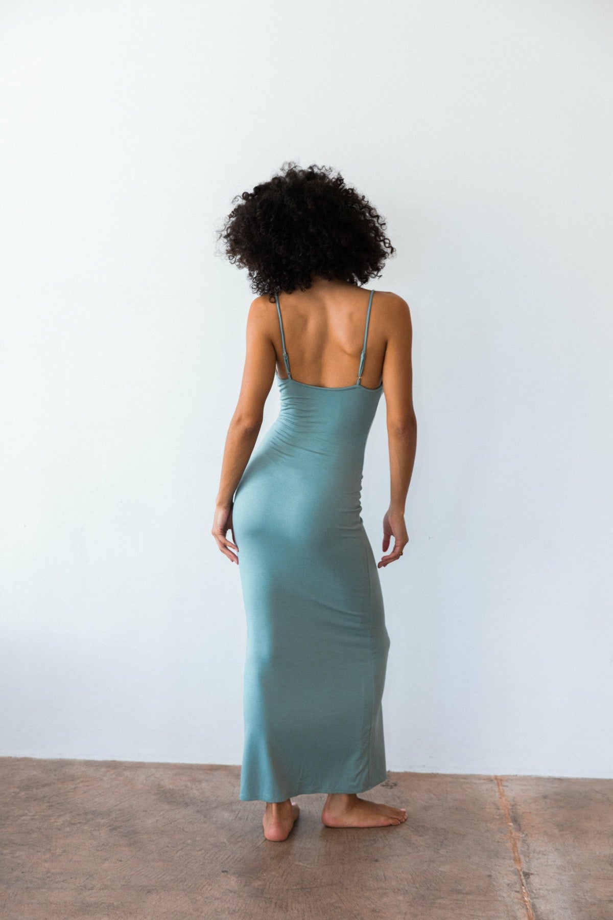 Samantha Maxi Dress Jersey in Sage | Skatie