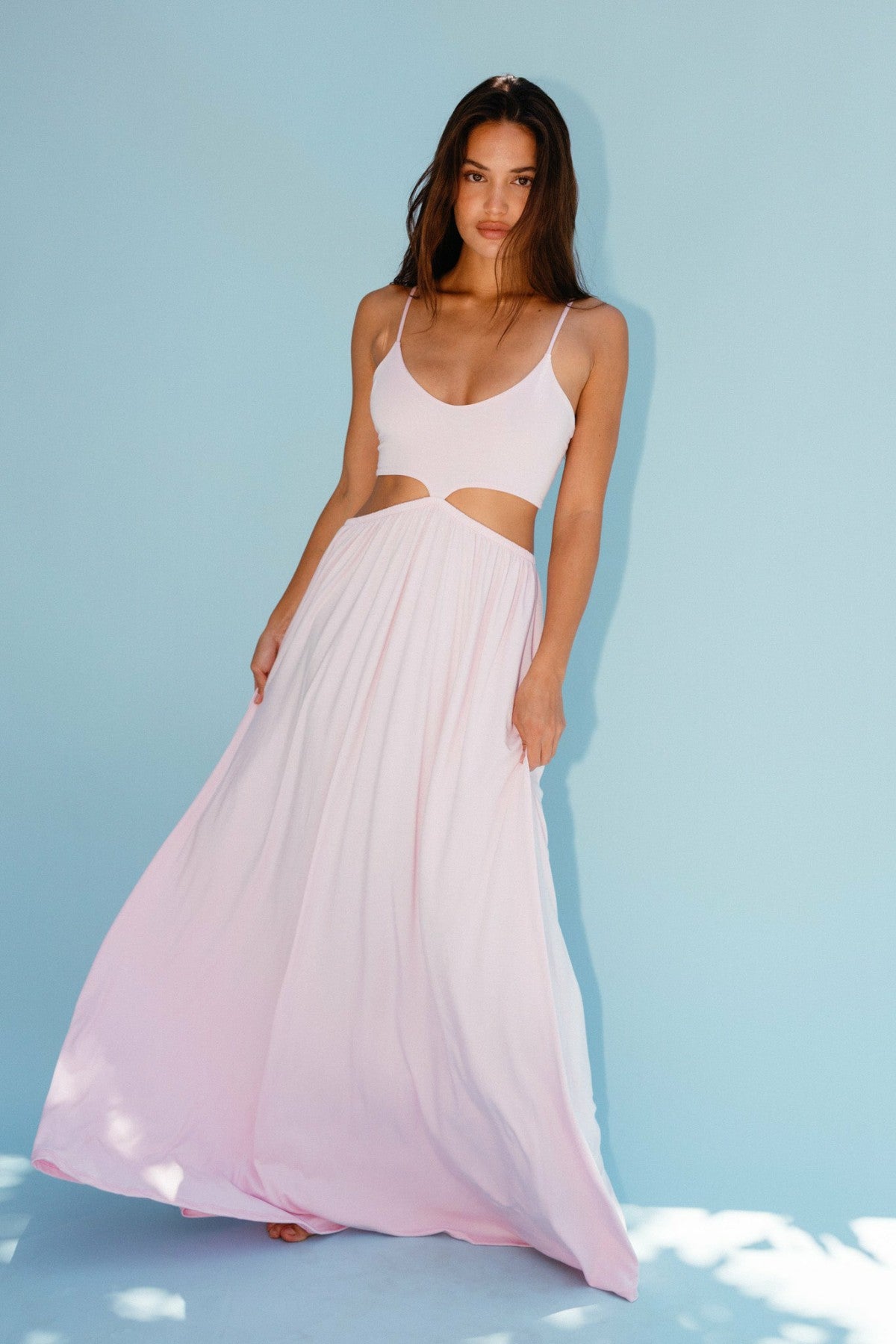 Liza Dress Jersey in Bubblegum | Skatie