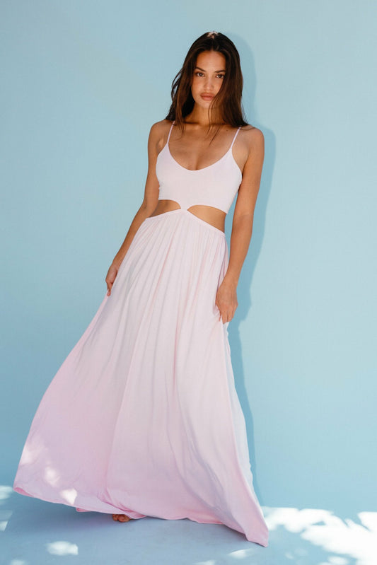 Liza Dress Jersey in Bubblegum | Skatie