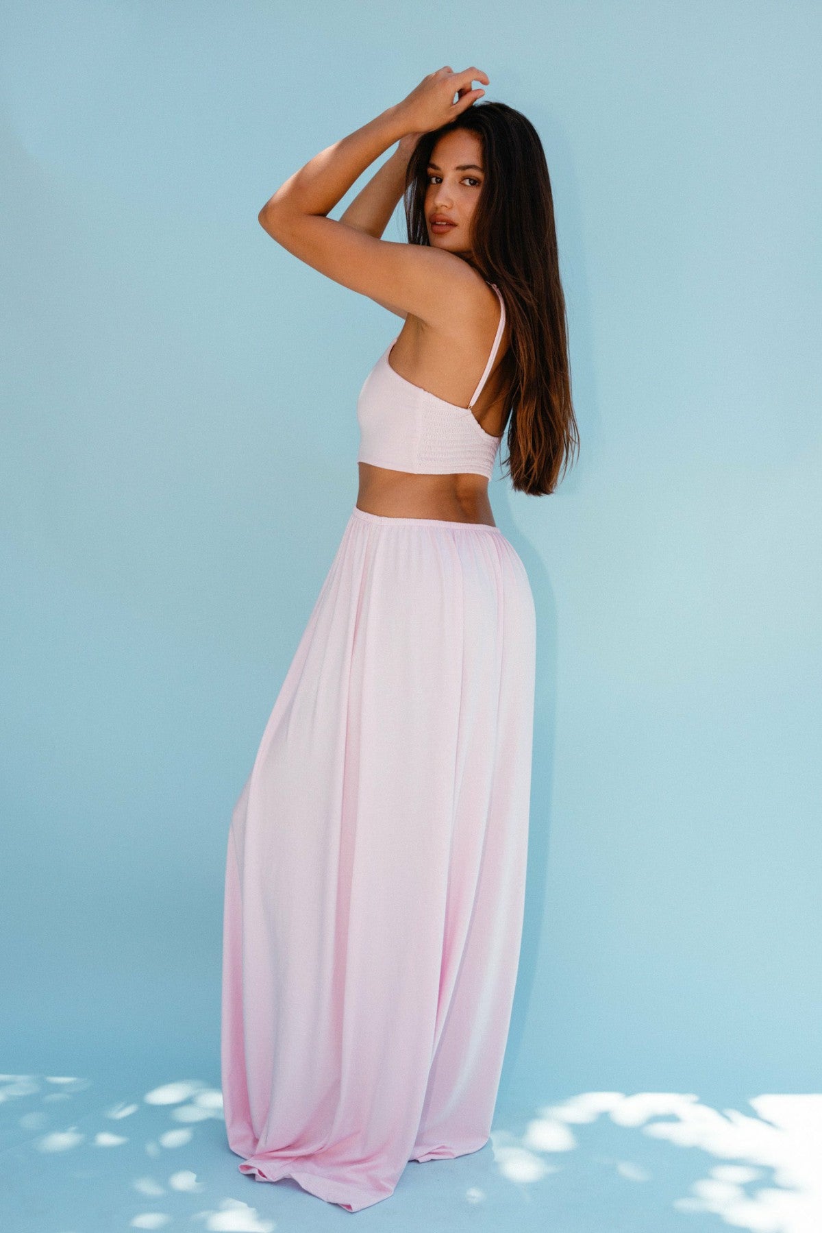 Liza Dress Jersey in Bubblegum | Skatie