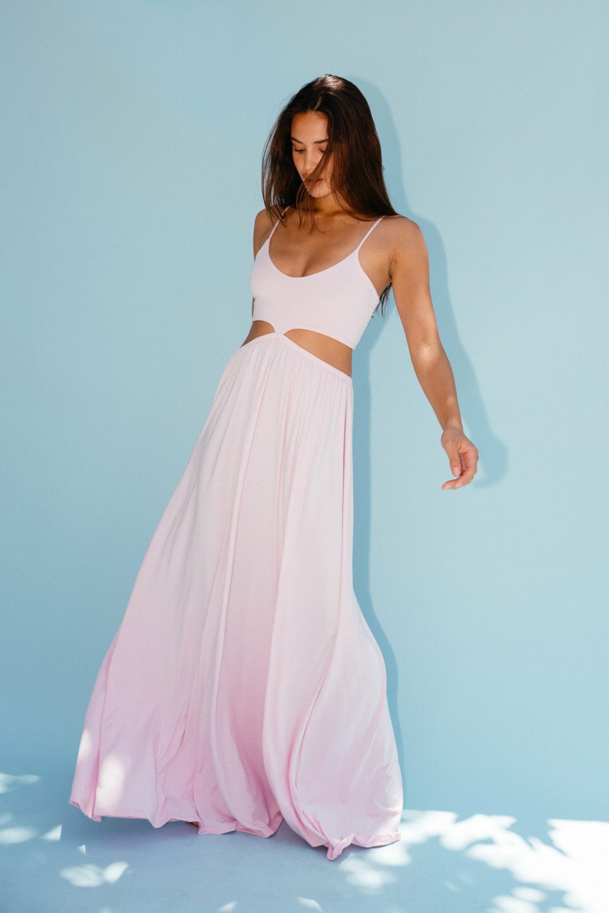 Liza Dress Jersey in Bubblegum | Skatie