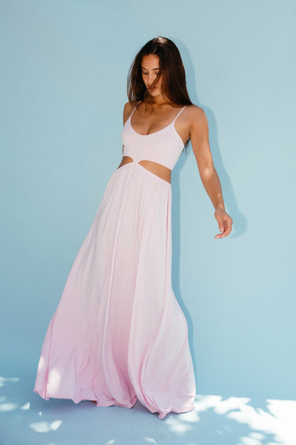 Liza Dress Jersey in Bubblegum | Skatie