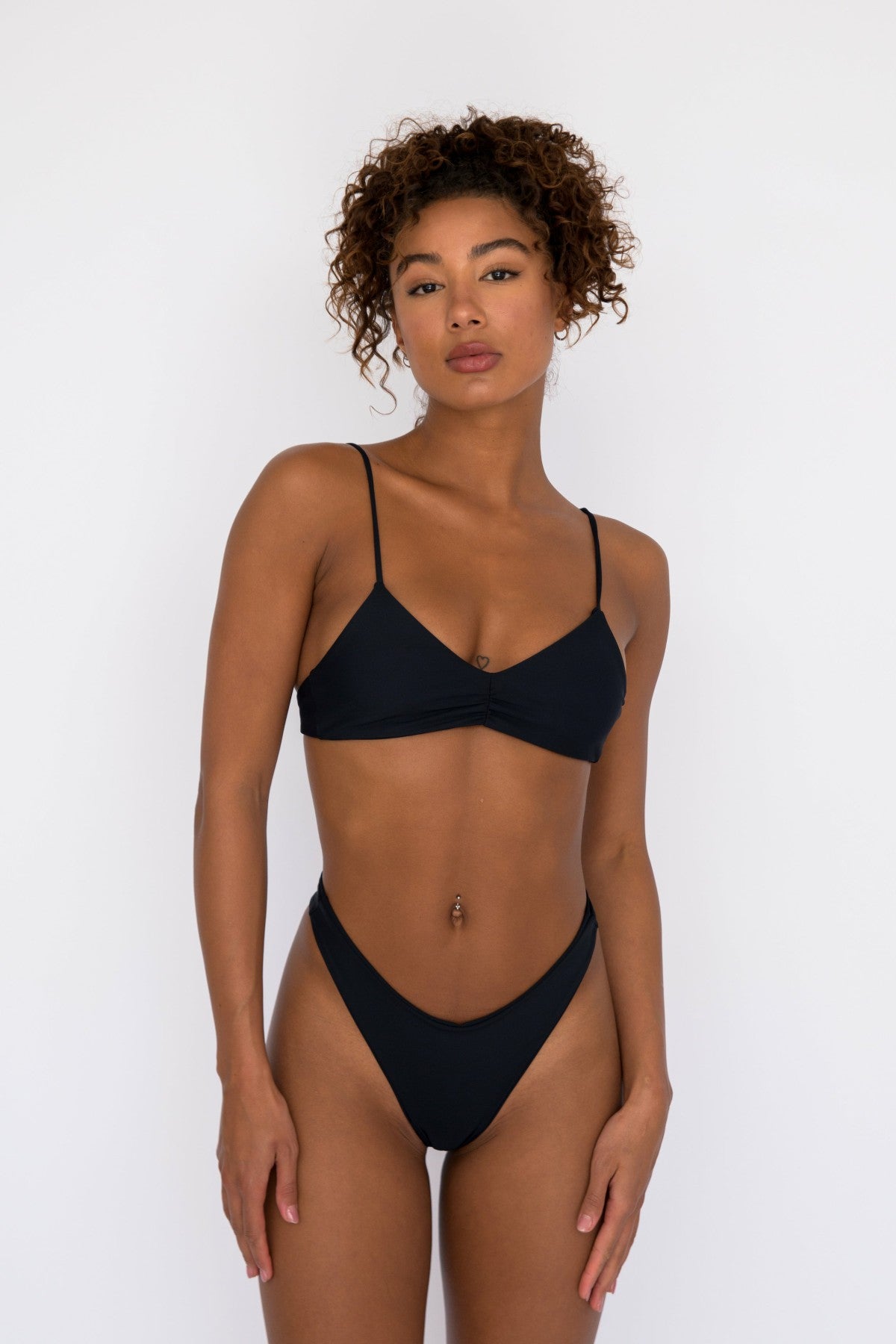Alana Bikini Bottom in Black | Skatie