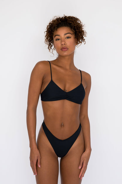 Alana Bikini Bottom in Black | Skatie