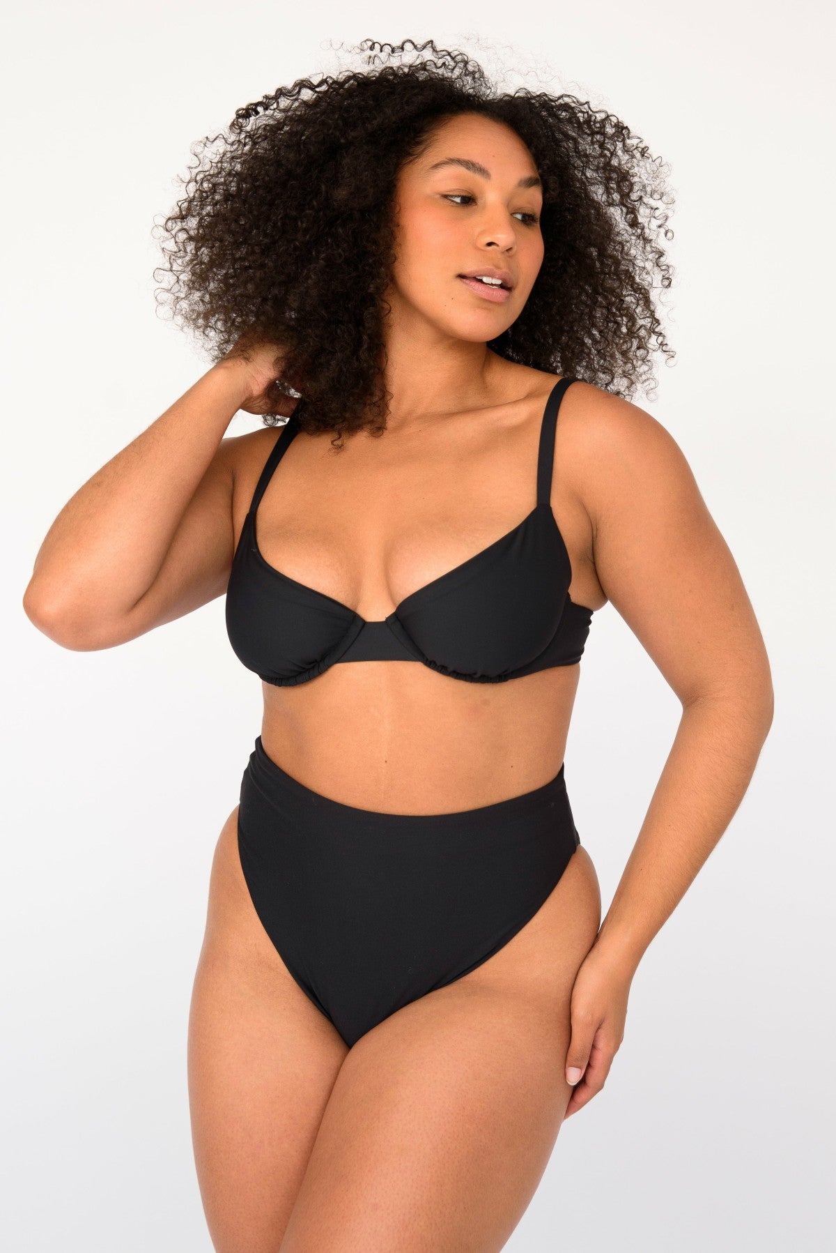 Monroe Bikini Bottom in Black | Skatie