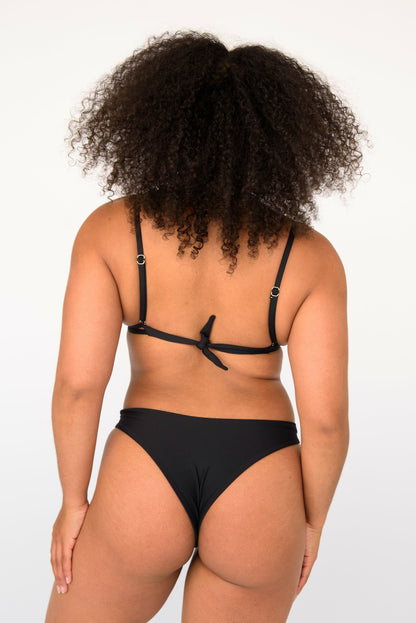 Dylan Bikini Bottom in Black | Skatie