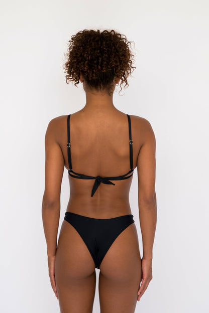 Dylan Bikini Bottom in Black | Skatie