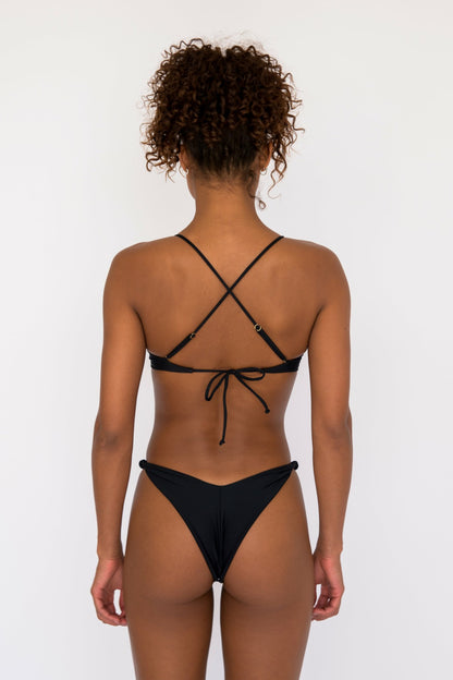 Suzanne Bikini Bottom in Black | Skatie