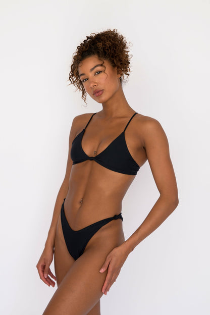 Suzanne Bikini Bottom in Black | Skatie