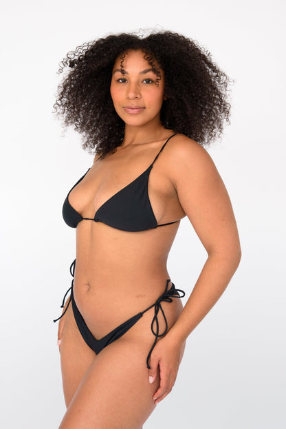 Ella Bikini Top in Black | Skatie