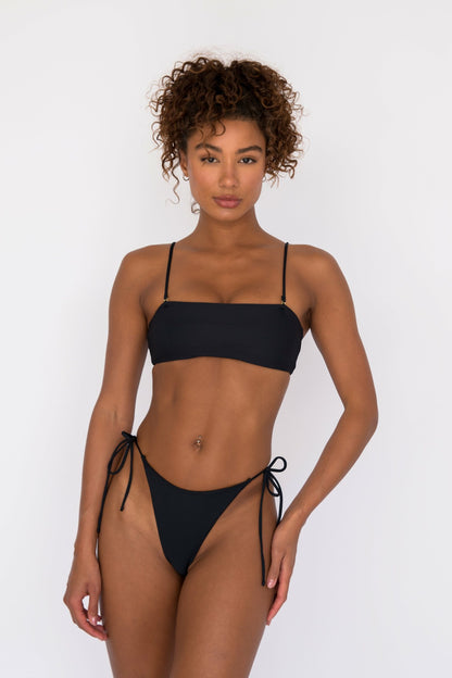 Annie Bikini Top in Black | Skatie