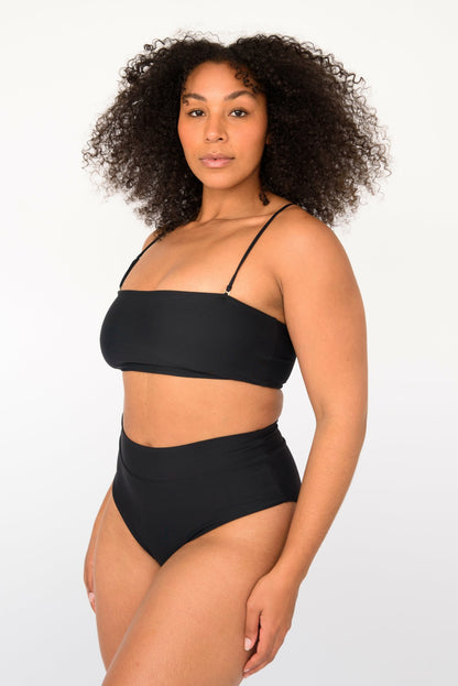 Annie Bikini Top in Black | Skatie