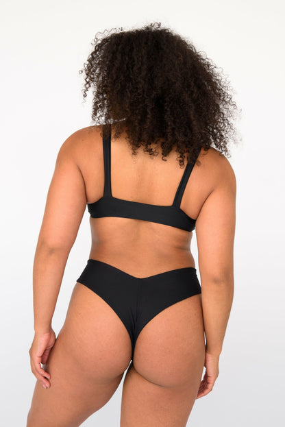 Mandi Bikini Bottom in Black | Skatie
