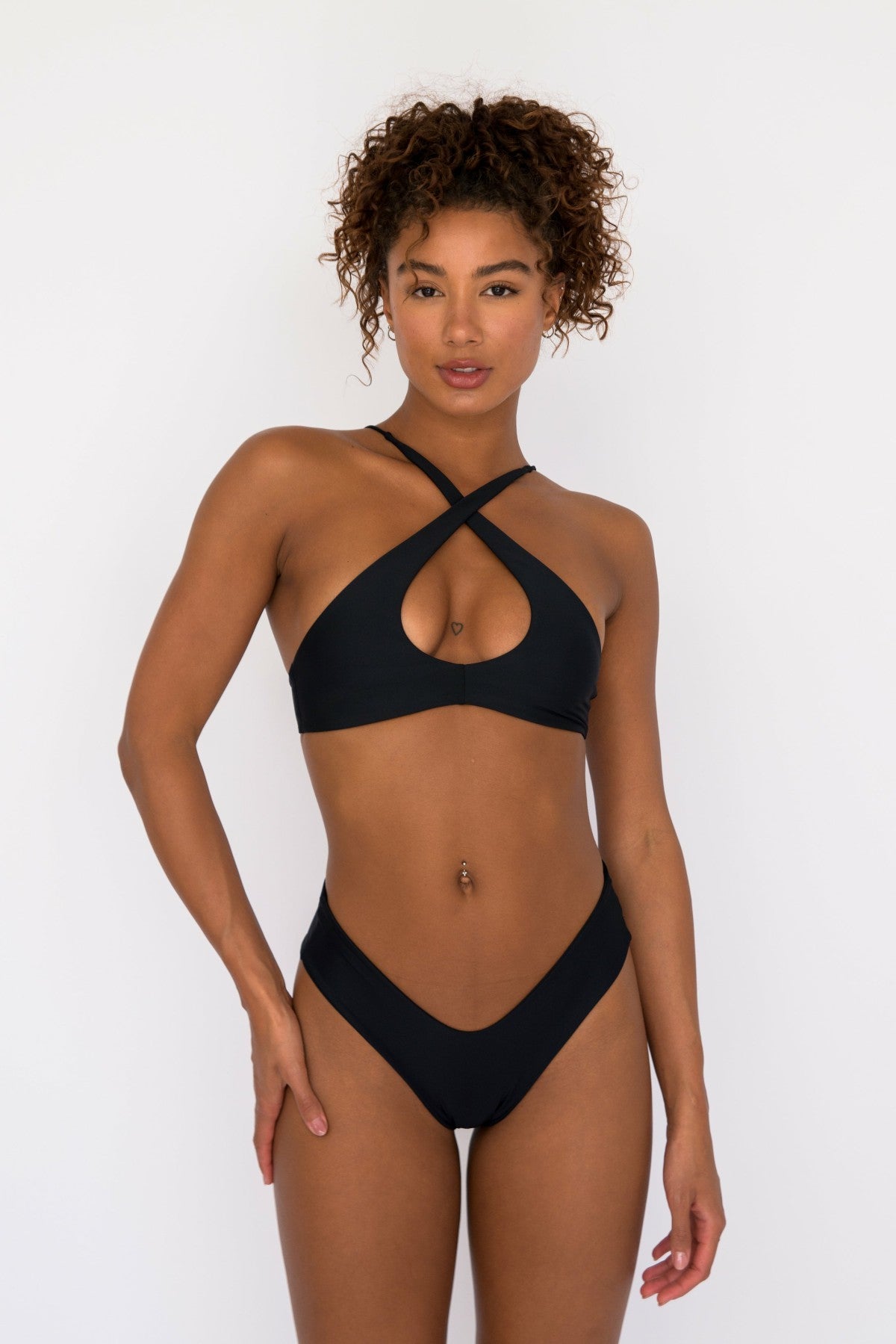 Mandi Bikini Bottom in Black | Skatie