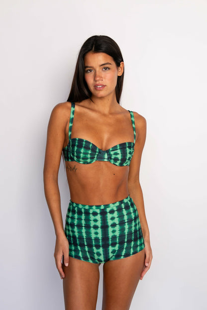 High Waist Bardot Bottom in Reggae | Skatie
